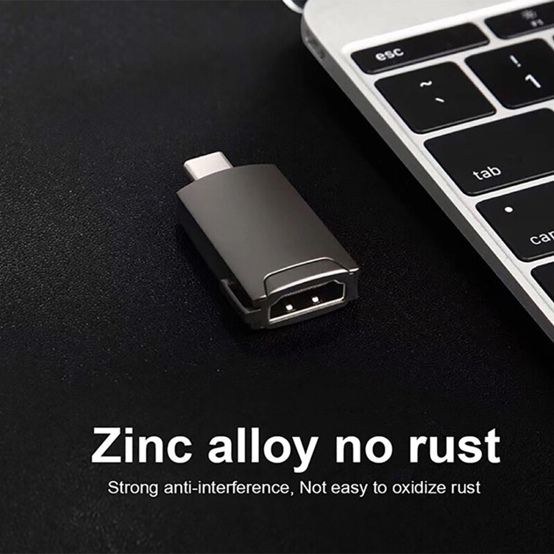 USB 3.1 USB-C Hub to HDMI Adapter (DP Alt Mode) for Apple the Chromebook