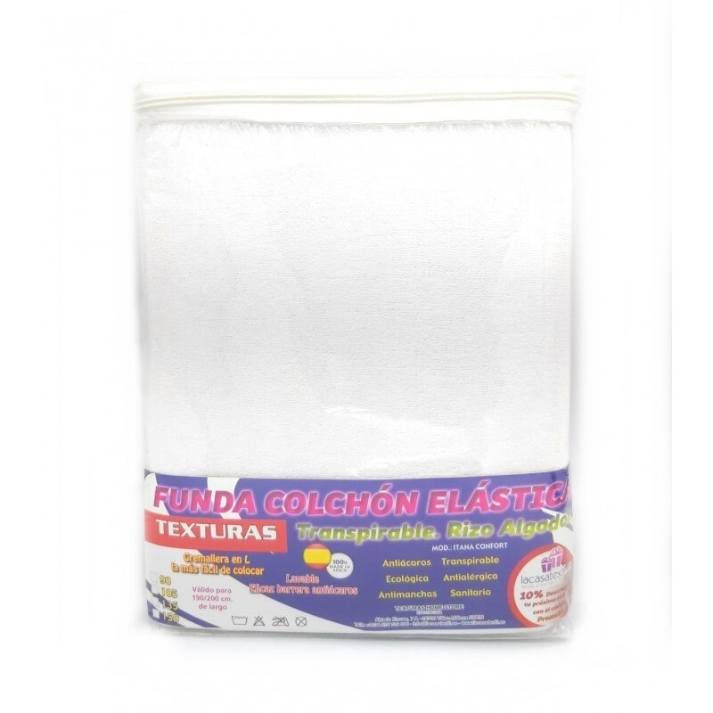 Stretch Badstof Matrashoes 135x19 0/200 Cm