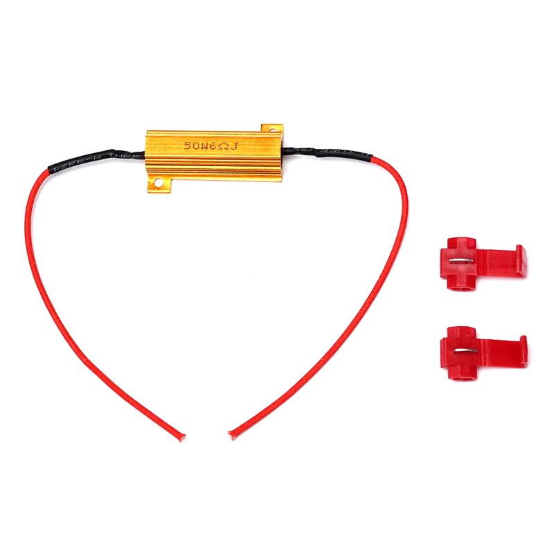 4 stuks richtingaanwijzer knipperlichten 4x 50w 6 ohm belastingsweerstand voor het repareren van led-lampen met snelle hyperflits