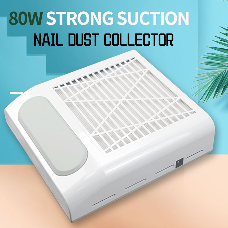 Nail Zuig Dust Collector Sterke Power Stofzuiger Voor Manicure Professionele Nail Art Tool Stofzuiger Voor Nail