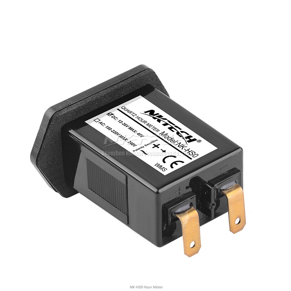 NKTECH de cuarzo hora metros NK-HS0 NK-HS1 contador medidor para barcos generador coche camión motocicleta Marine Motor de moto de nieve de césped: HS0 12-36V DC 5Bit
