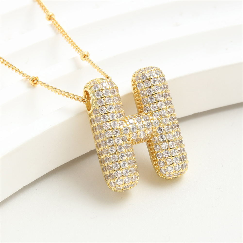 Colgante Vintage de acero inoxidable con letra dorada, Collar con inicial del alfabeto de A-Z para mujer, Collar de cadena, de joyería: De arma