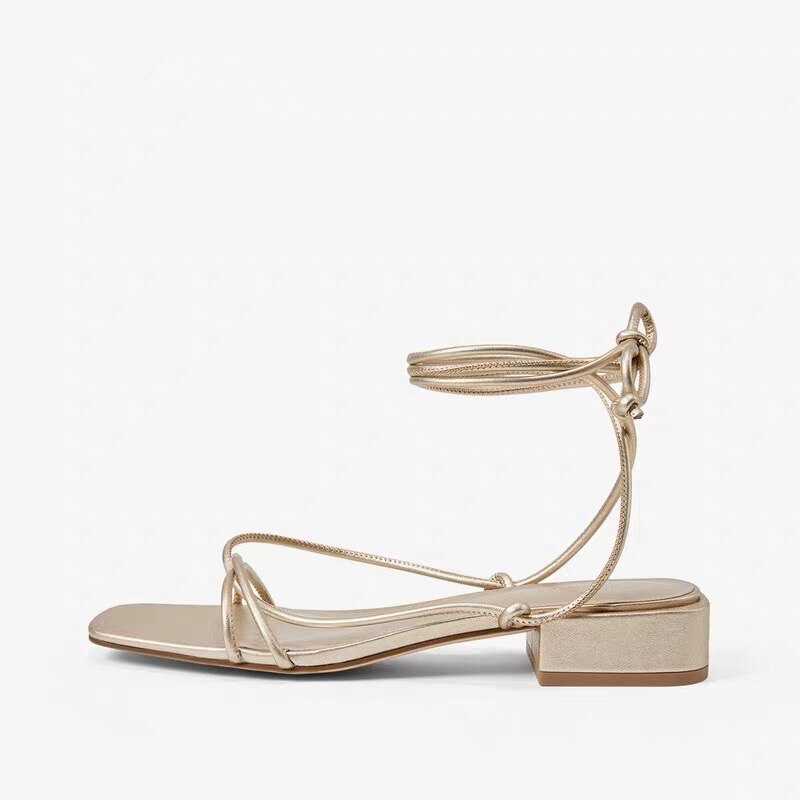 Visne kvinner sko kvinner sandaler ins blogger england enkel fast roma sommerhæl sandaler kvinner sko kvinne