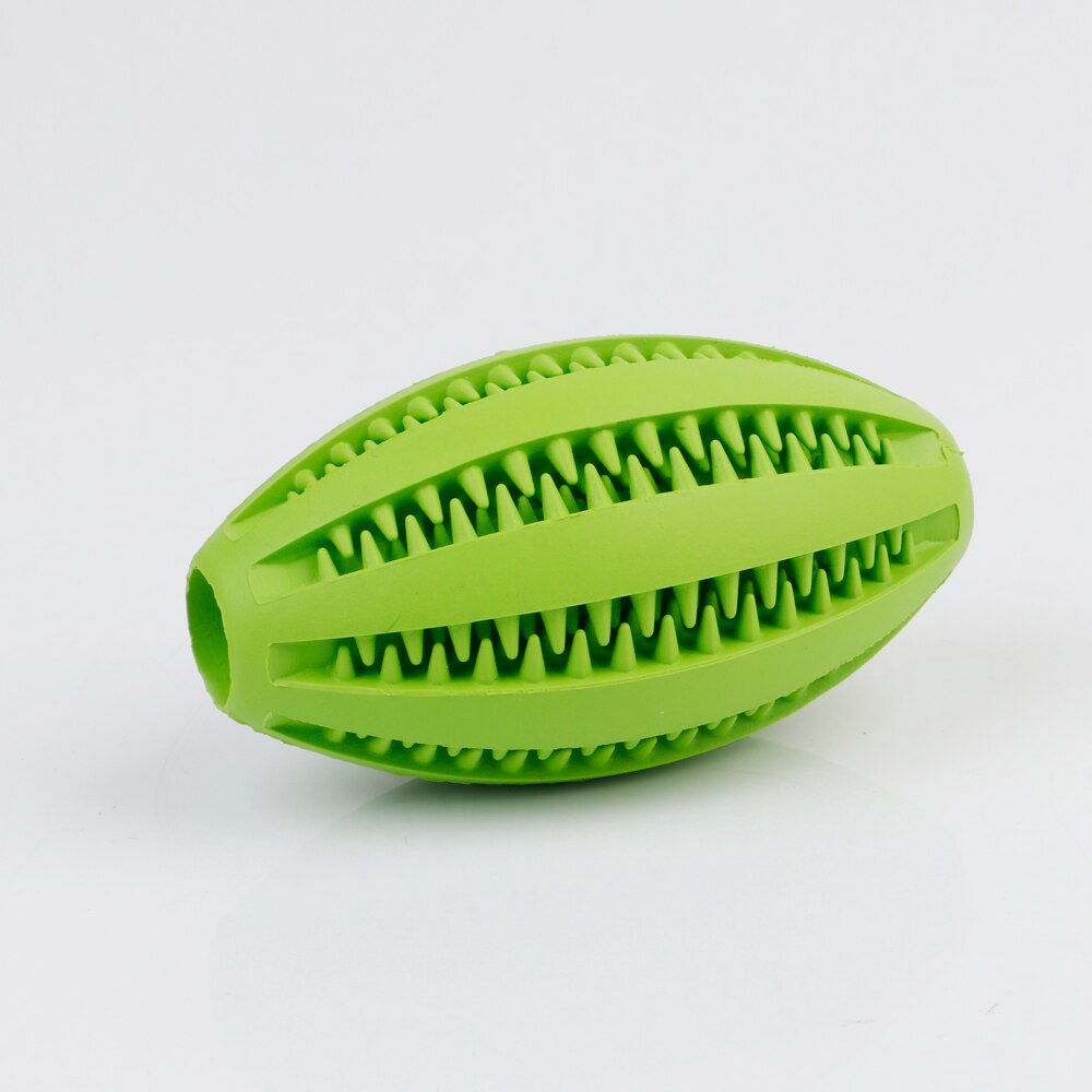 Haustier Hund Spielzeug extra-hart Gummi Ball Spielzeug Interaktive Elastizität Ball Hund Kauen Spielzeug Zahn Reinigung Behandeln Rugby Ball