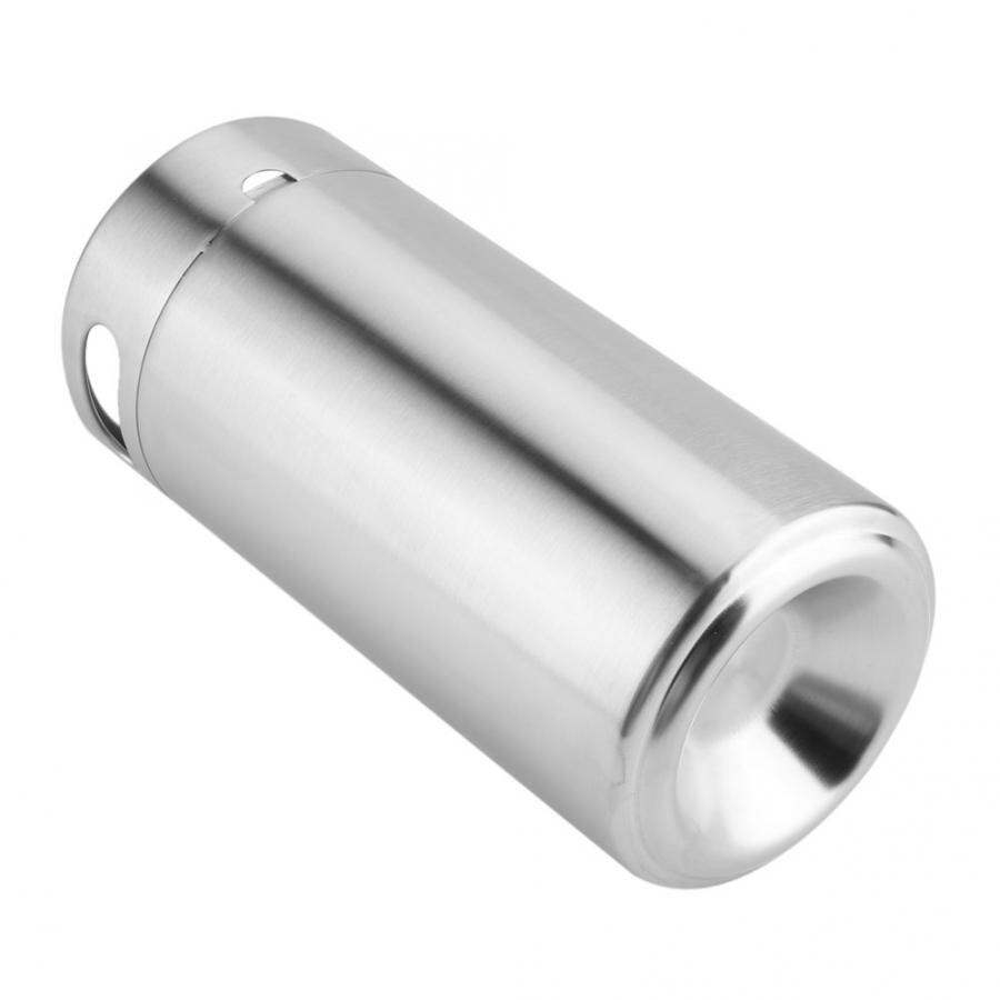 5L Mini baril de bière en acier inoxydable baril de bière avec couvercle en spirale pratique maison hôtel bière fournitures