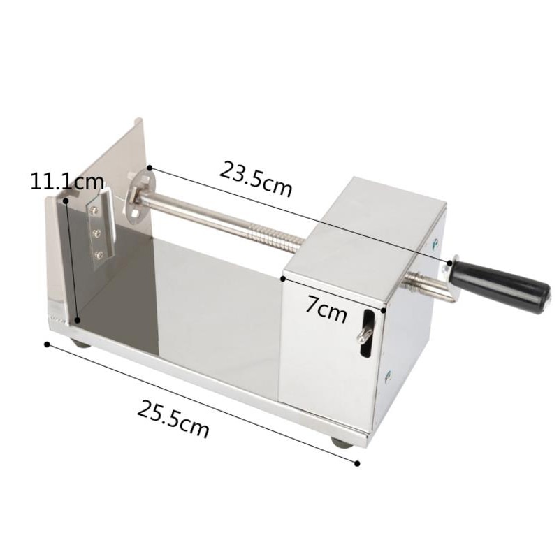 Manual Potato Chip Machine Semi-Automatic Hand-Operated Rotary Potato Chip Machine Commercial Household Potato Cutting Machine