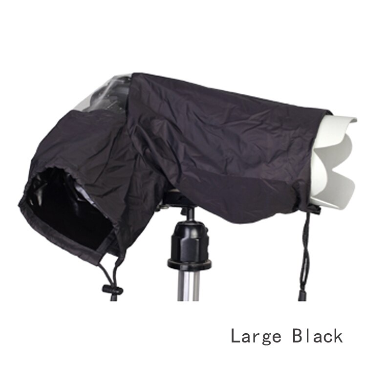 Cámara DSLR resistente al polvo y a la lluvia, funda para la lluvia para Canon 7D, Nikon D750 y Sony 70-200: Large Black
