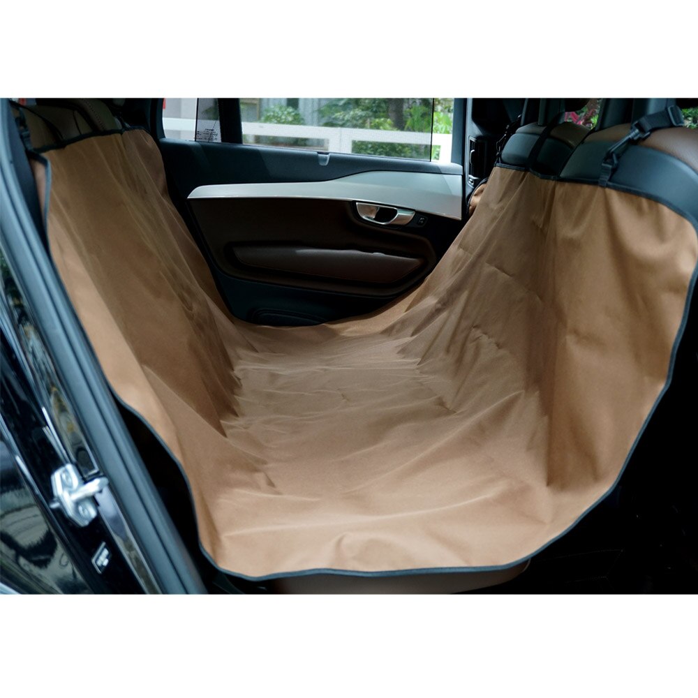 Dog Carriers Waterproof Rear Back Pet Dog Car Seat Cover Mats Hammock Protector Travel Accessories Trunk Mat: brown