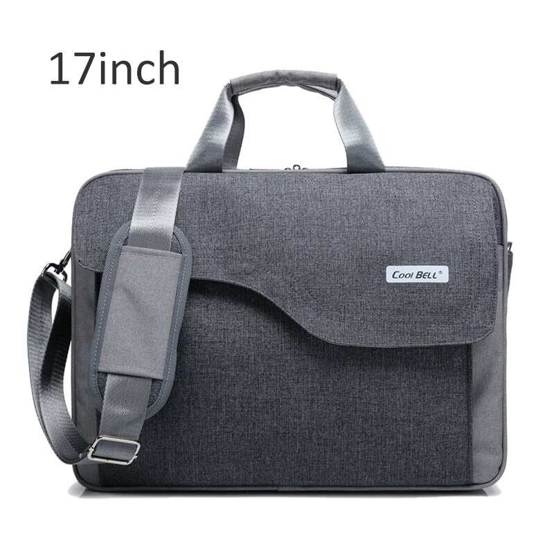 Mężczyźni teczki laptop biznesowy walizka zamek błyskawiczny Crossbody torby zeszyt torebki nylon mężczyzna torba listonoszka na ramię 2020 XA199ZC: szary 17cal