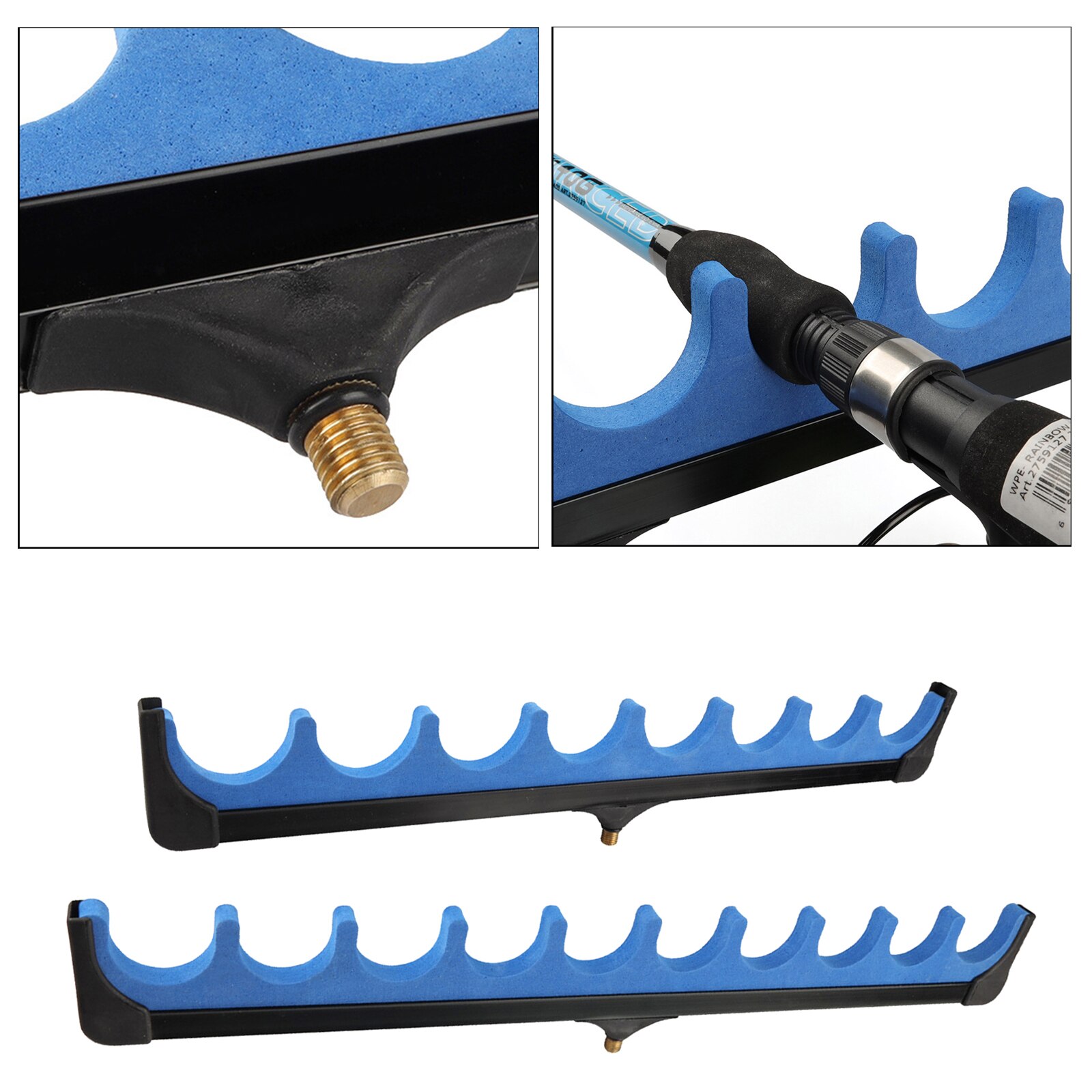 Fishing Rod Holder for 8/10 Rods Feeder Pod Stand Universal Carp Fishing Tripod Stand Fishing Pole Rest Head Rack Bracket