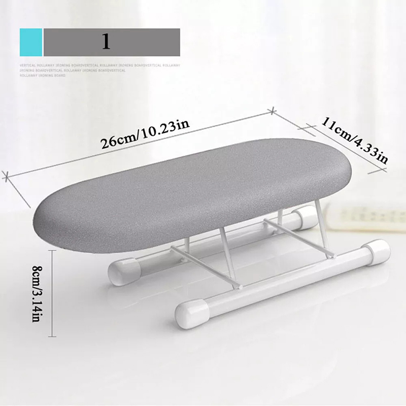 Mini planche à repasser portable T1 pour vêtements, manches et chemises, petite taille, facile à transporter