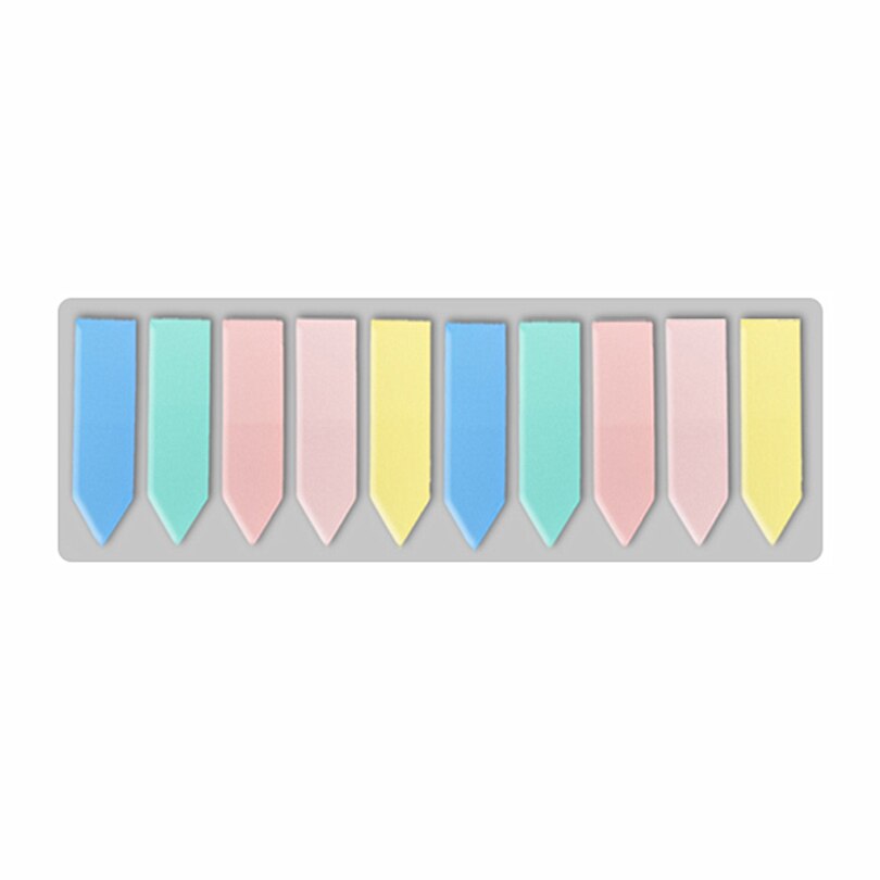 Convenient Wall Sticker Memo Self Adhesive Memo Pad Sticky Notes Bookmark Marker Memo Sticker Paper: 8