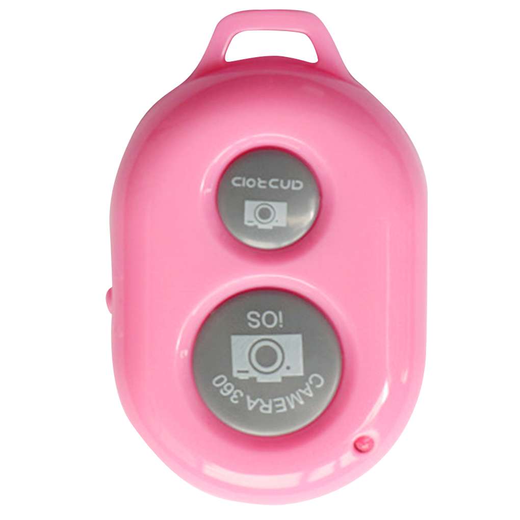 Bluetooth Fernbedienung Geschmack kabellos Regler Selbstauslöser Kamera Stock Auslöser Telefon Einbeinstativ Selfie für ios für Android: rosa