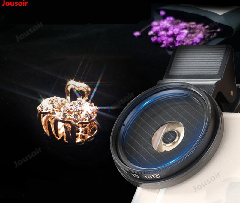 37Mm Lens Mobiele Telefoon Starlight Spiegel 6 Lijn Sieraden Diamond Telefoon Camera Filter Lens Voor Mobiele Telefoon Filter Fotografie lens