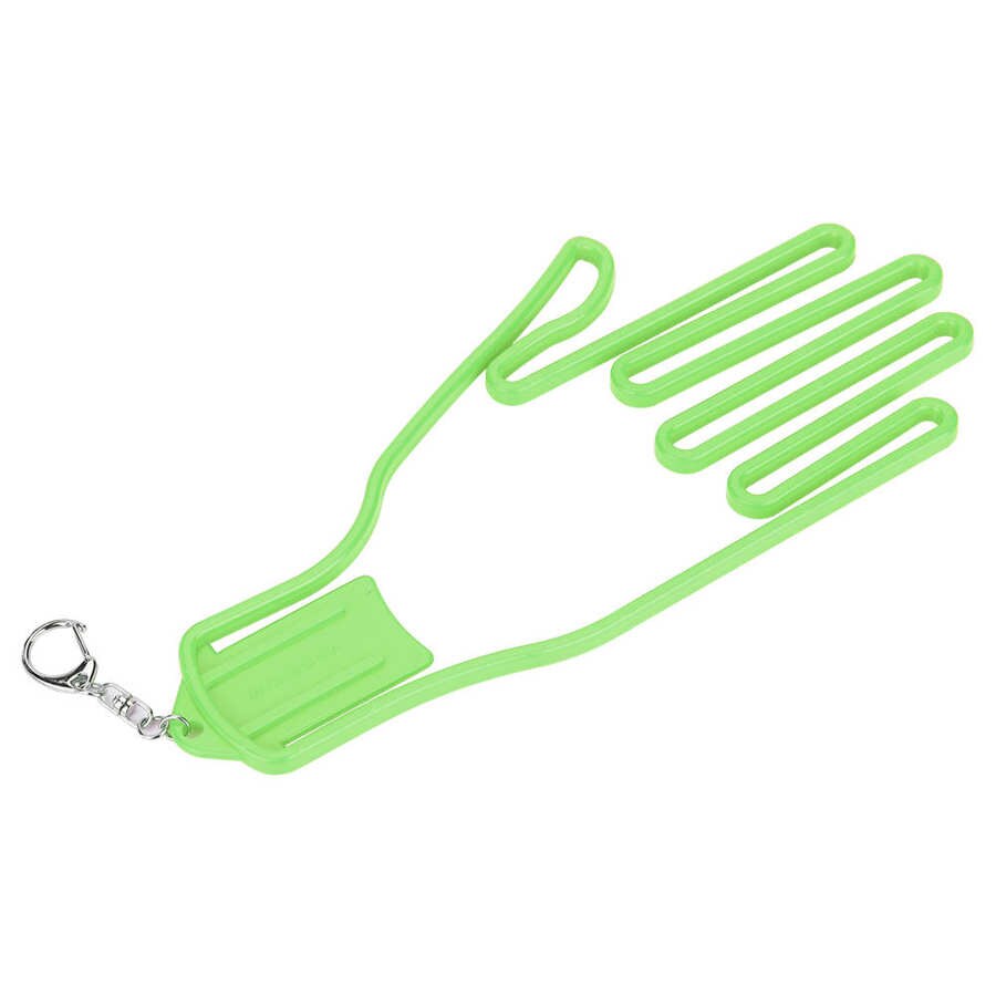 Plast sport golfspiller værktøj gear handsker rack tørretumbler bøjle c: Grøn