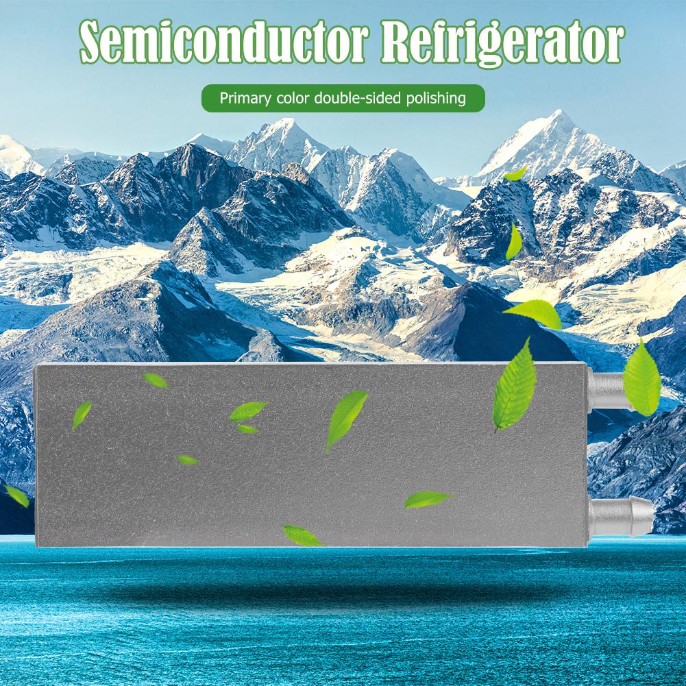 Aluminum Alloy Silver Liquid-Water Cooling Block CPU Heat Sink System Radiator Exclusive Water-Cooled Head Plate and Exchanger