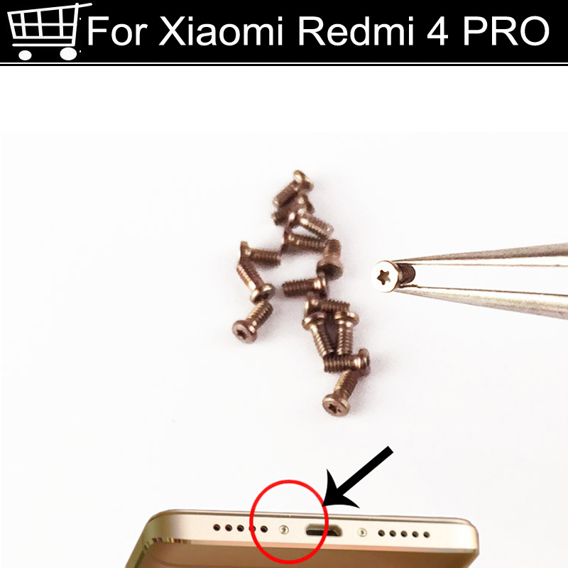 2 pezzi per 5.7 pollici XIAOMI Redmi 4 PRO Buttom Dock viti alloggiamento vite chiodo chiodo per XIAOMI Redmi4 PRO telefoni vite chiodo