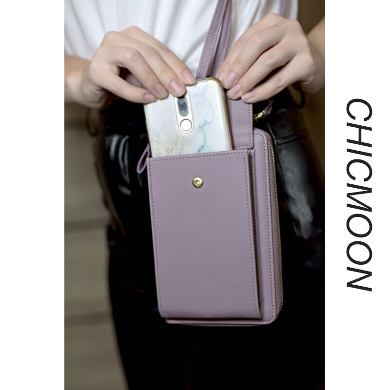 Brand Mini Crossbody Shoulder Bag Chic Small Women Cell Phone Pocket Ladies Purse Clutch PU Leather Hasp Handbags Female