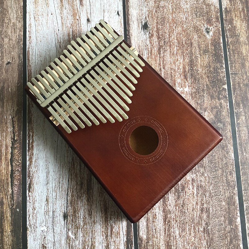 17 Key Kalimba African Solid Pine Mahogany Thumb Finger Piano Sanza Mbira Calimba Play with Guitar Wood Musical Instruments