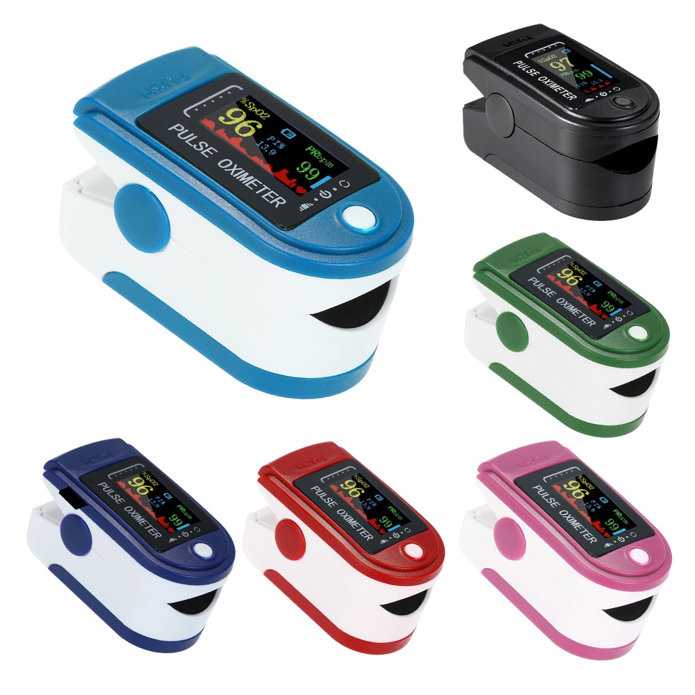 Fingertip Pulsoximeter LED Digital Display für Gauging Pulse Rate Blut Sauerstoff Sättigung Ward Überwachung Home Health Care