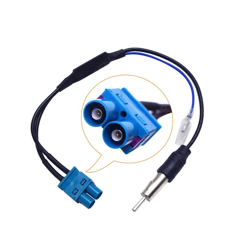 Adaptateur D'Antenne Amplifié Twin Fakra Pour VW Audi Seat Skoda