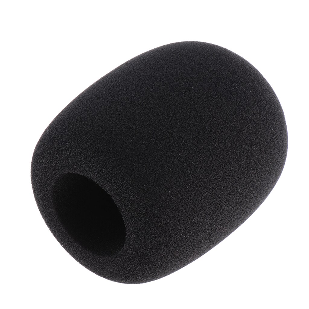 Large Size Microphone Mic Sponge Foam Cover Mic for Condenser Mic 5cm Dia