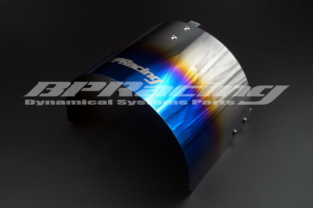 height 135mm / 160mm / 190mm Universal Titanizing Air Filter Heat Shield For 2.25" TO 3.5" inch Cone Filter