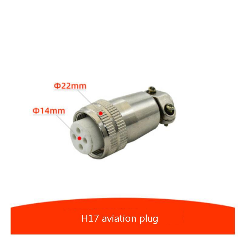 1pc H20 Engraving Machine Spindle Motor Plug Four Core Spindle Ceramics Aviation Socket: 6