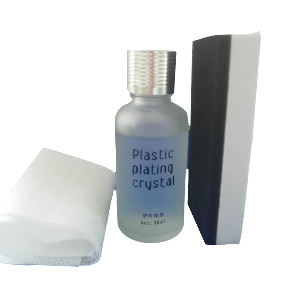 30ML Car Coating Liquid Plating Motorcycle Paint Care Crystal Glass Polishing Coating Plastic Plating Refurbishing Agent Sponge