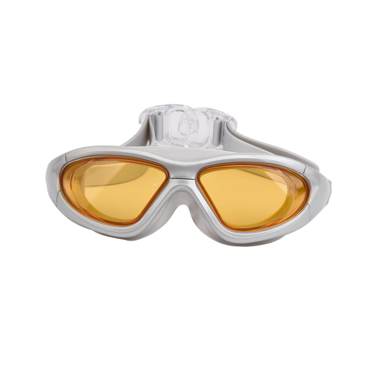 Adults Swimming Goggles Myopia Prescription Mask Women Men Big Anti-Fog Pool Water Swim Eyewear Diving Glasses: Gray