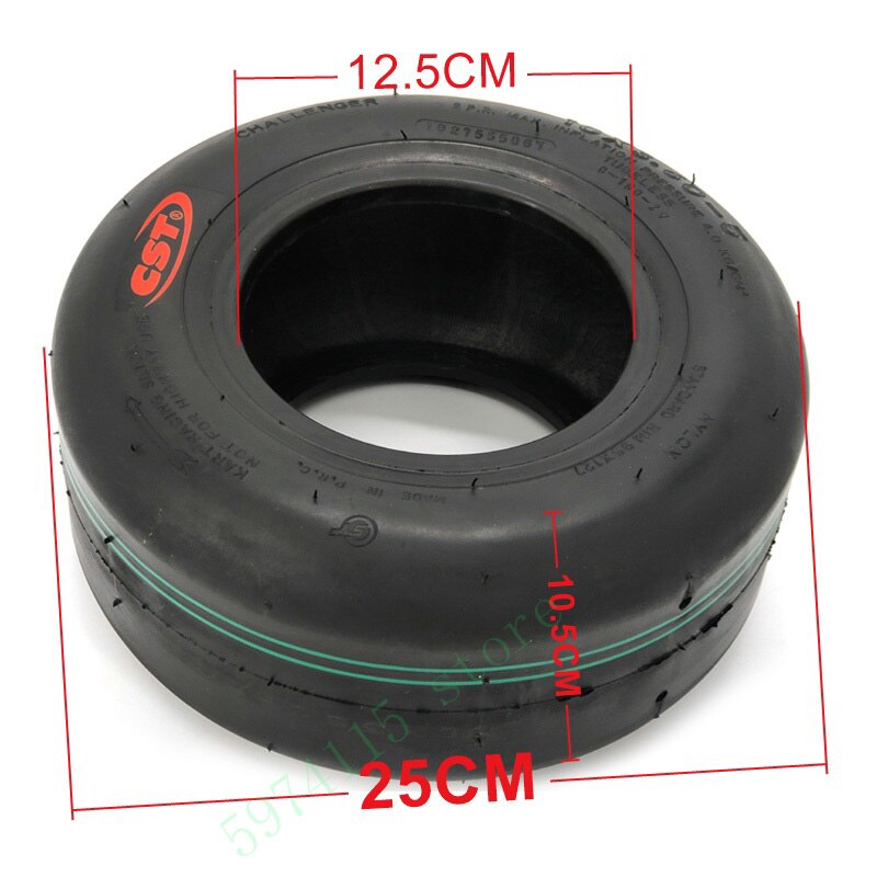5 Inch Tire 10x3.50-5 Vacuum Tubeless Go Kart Fron... – Grandado