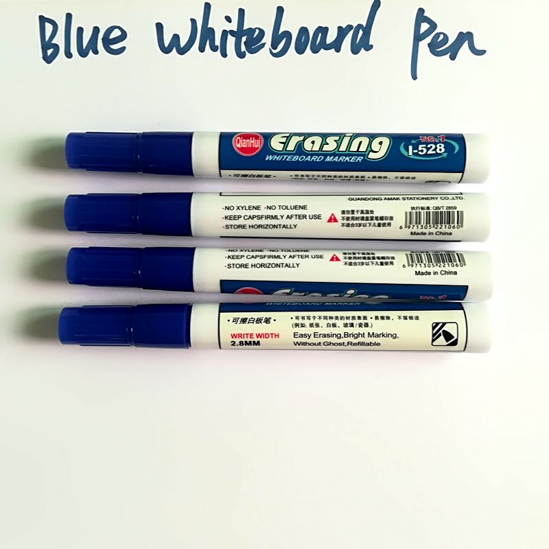 4PCS/box Colorful Whiteboard Pen Blue White Board Markers School Supplies Children's Drawing Pen Escola Erasable Marker Pen