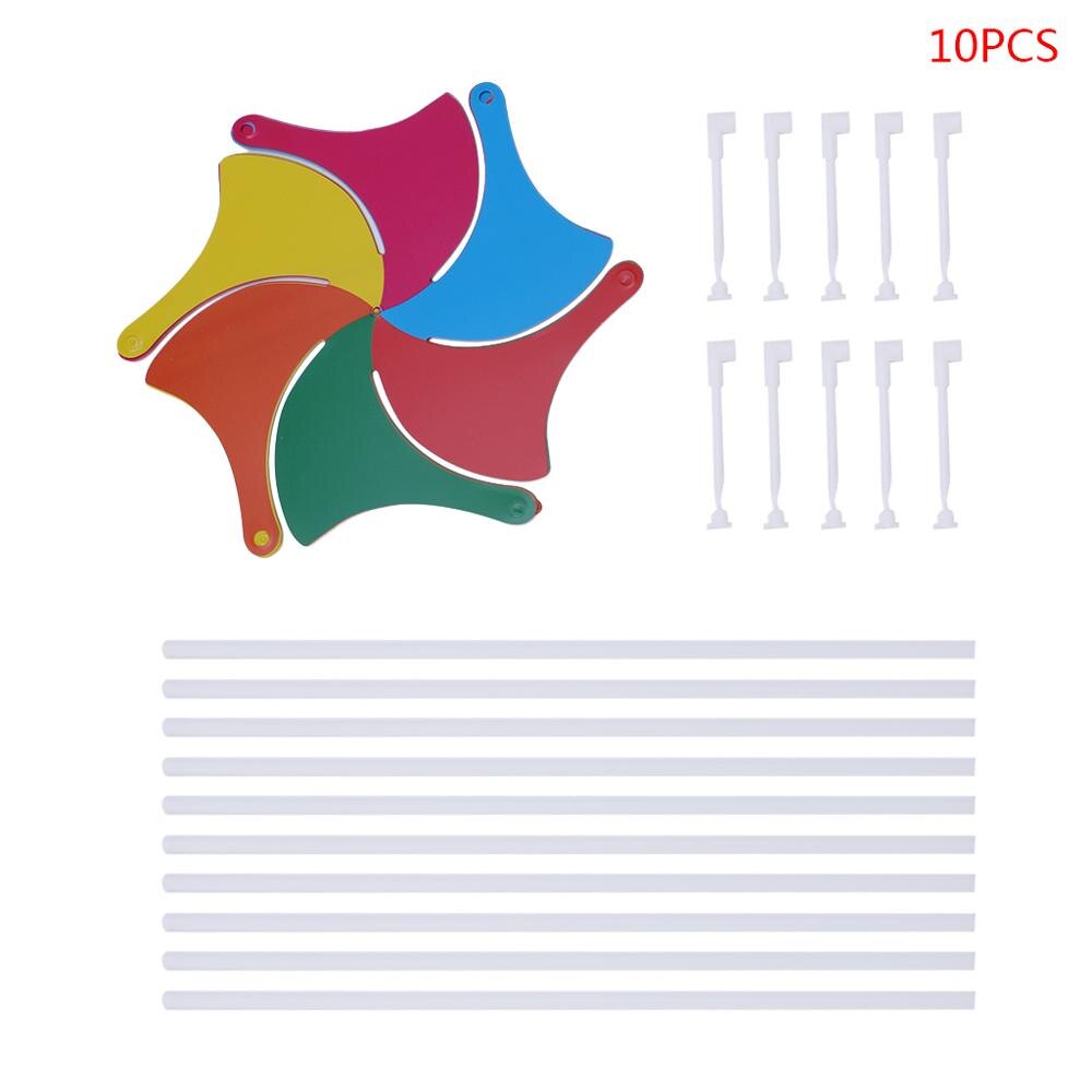 10Set Windmill Pinwheel Wind Spinner Garden Yard Art Decoration Outdoor Toys DIY