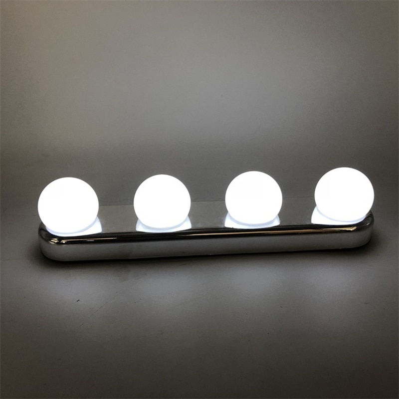 4/10 Stks/set Spiegel Wandlamp Voor Kaptafel 10 Lampen 2W Kit Led Vanity Verlichting Make Licht lampen