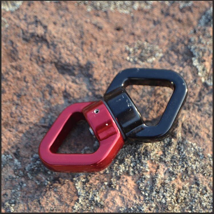 XINDA 30KN Safety Rappel Device Rotator Rope Swivel Connector Outdoor Rock Climbing Carabiner Abseiling Downhill Climb Equipment