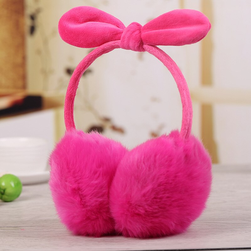 Warm Fur Earmuffs Adult Children Winter Women Men Lovers Ear Muffs Warmer Earflap Headband Fur Round Unisex Earmuffs: B-10