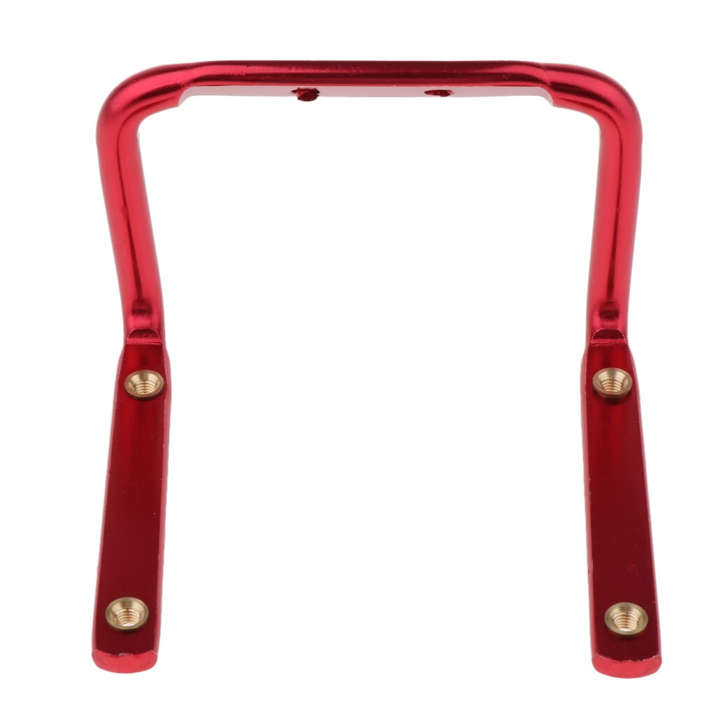 Podwójny uchwyt na bidon adapter ze stopu aluminium podwójne butelki uchwyt stojak na wioślarz kolarstwo powrót zacisk sztycy siodło: czerwony 