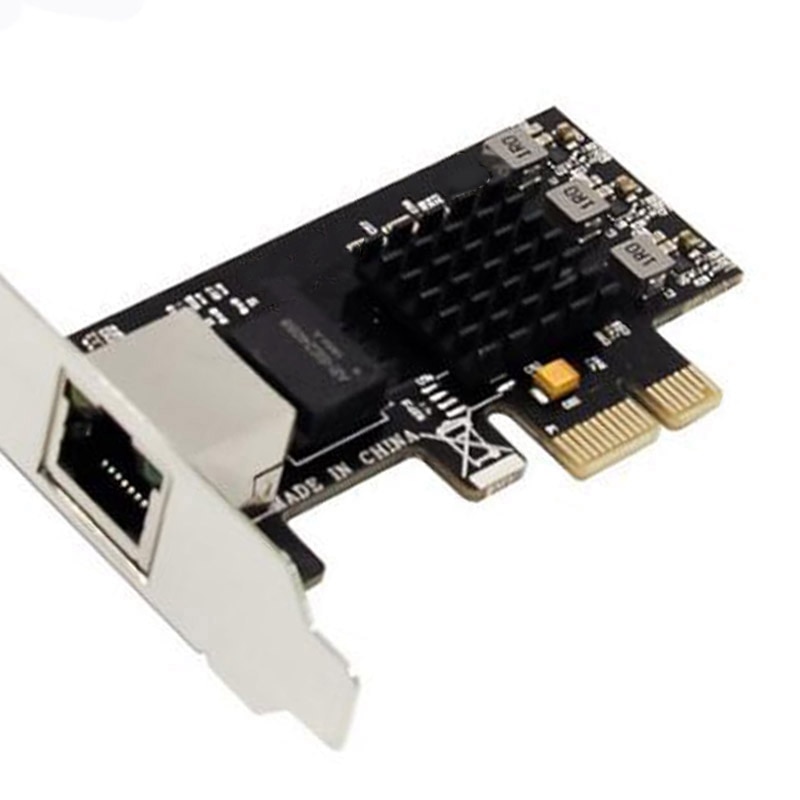 Pci-e 2.5G Singola Porta Ethernet Adattatore di Rete Pci-E X1 2.5G Scheda Lan Rtl8125 Supporta 2.5G e1G Lite modalità