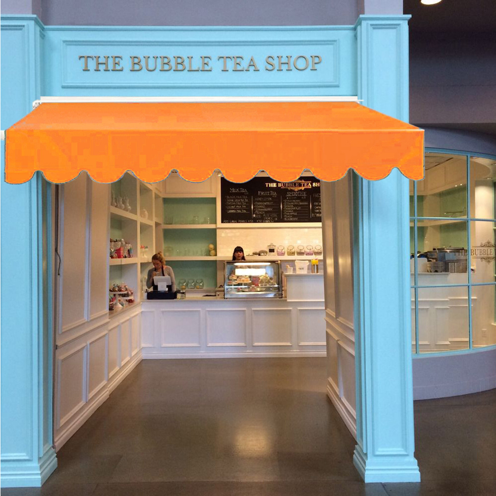 Waterproof Top Cover Canopy Replacement for Garden Patio Courtyard Outdoor Canopy Awning Sun Shade Shelter Fabric Cover Frill