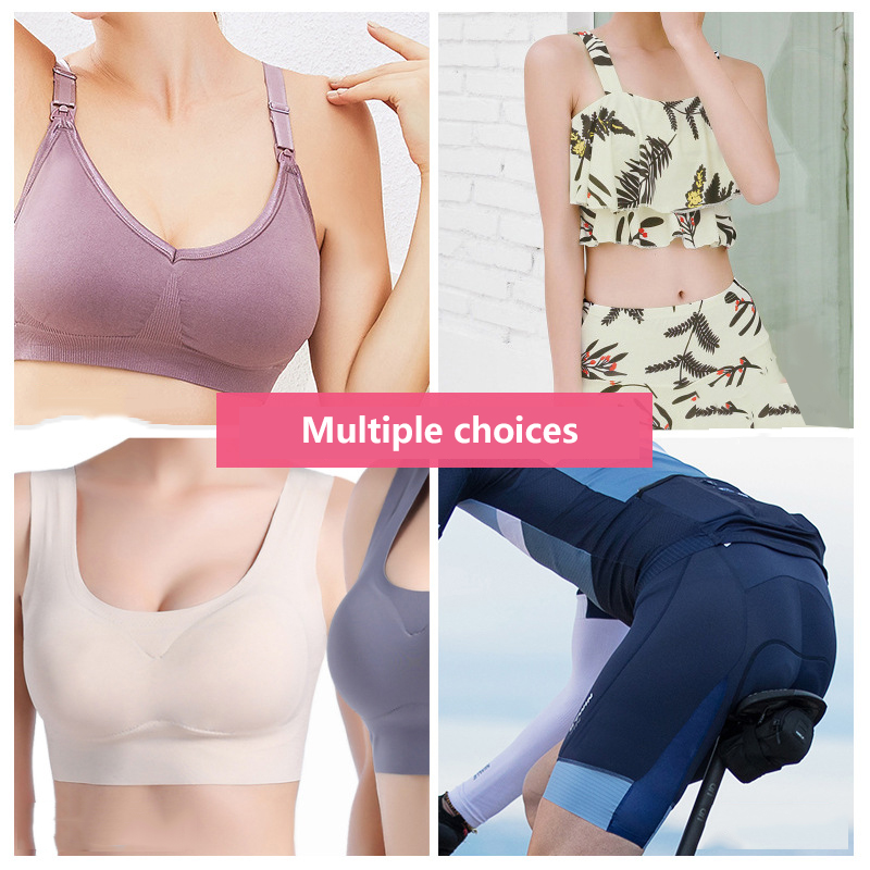 2/3/4Pair Sponge Bra Pads Push Up Breast Enhancer Removeable Bra Padding Inserts Cups for Swimsuit Bikini Padding Breathable