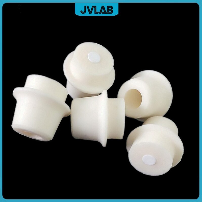 Conical Flask Silicone Stopper 50-60 mm Erlenmeyer Flask Plug With Sand Core For 3000 ml Triangle Bottle Silicone Foam Lid 5/PK