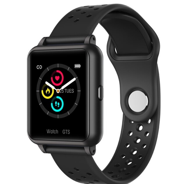 Smart Watch 1.3 Inch Smart Heart Rate Monitor Waterproof Swimming Bluetooth Watch Multiple Sports Mode Smart Monitoring Watch: Black