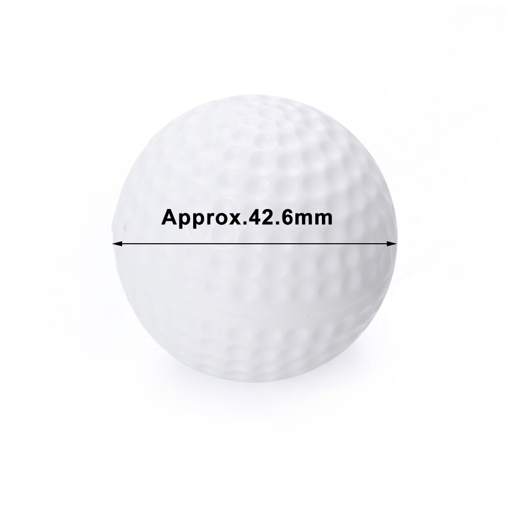 10 Pcs White Golf Ball True Flight Soft Indoor Air Ball's Practice Golf Balls Indoor&outdoor Ball Sports Tool