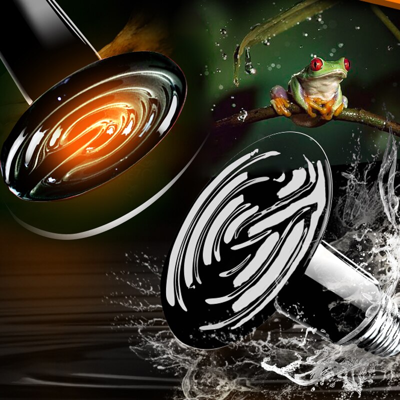 100W Infrared Ceramic Heat Emitter Lamp Bulb Light for Reptile Snake Pet Brooder