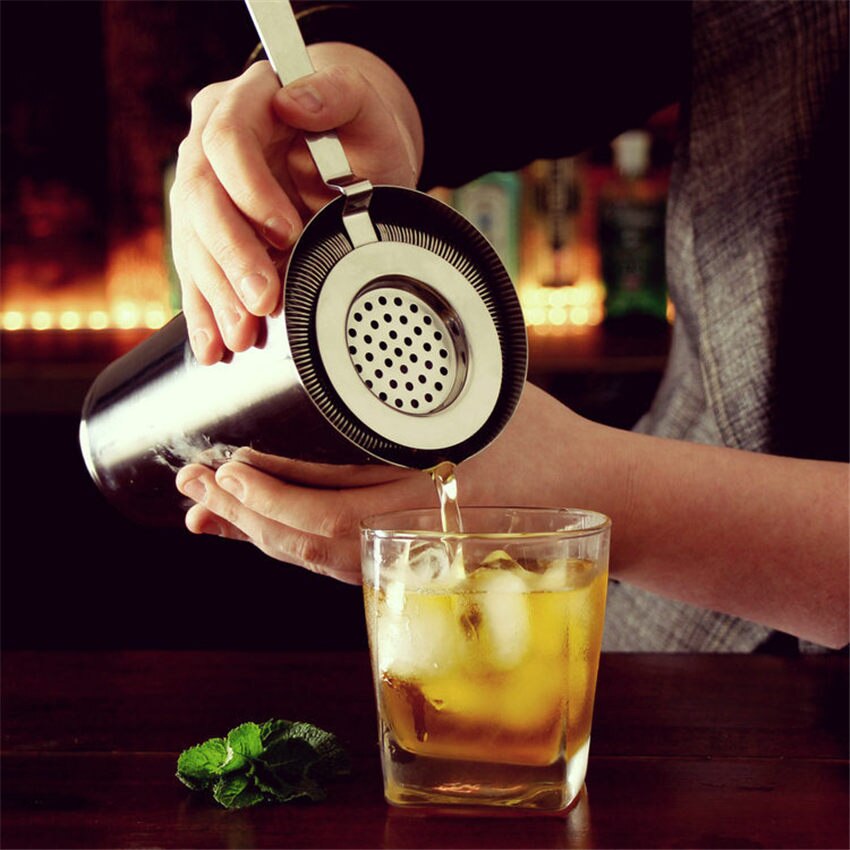 Sprung Bar Cocktail Strainer Stainless Steel Deluxe Strainer Bar Strainer Bar Tool Wine Ice Strainer Bar Percolator