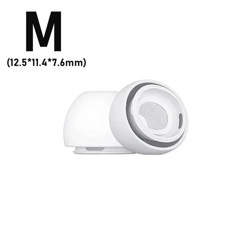 1-4Pairs Vervanging Oordopjes voor AirPods Pro 1e 2e Generatie Oordopjes Buds Siliconen Rubber Oordopjes Oordopjes cap Accessoires: XS / Kaki