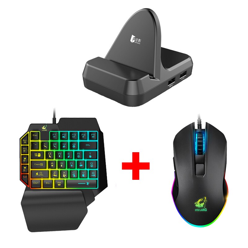 Verbinding Mobiele Telefoon Voor Android Gamepad Game Adapter Toetsenbord Muis Converter Gaming Station Bluetooth Dock High Speed Usb