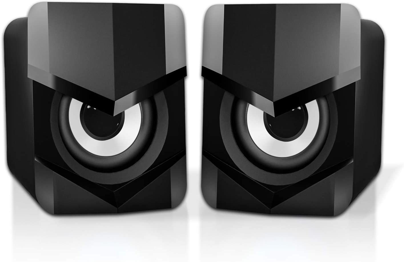 Mini Speaker,PC Wired Desktop Speaker,2.0 Stereo Sound USB Powered Laptop Speaker for Computer,Mac,Pad,Cellphone