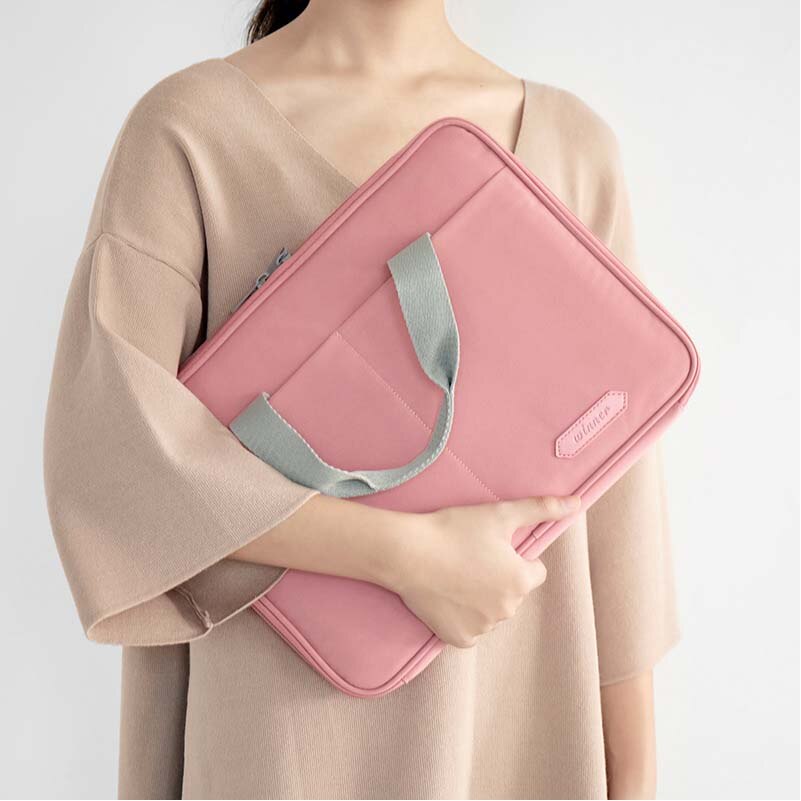 Women Laptop Briefcase Computer Bag Business Document Organizer Ipad Tote Ladies Handbag Messenger Document Bag