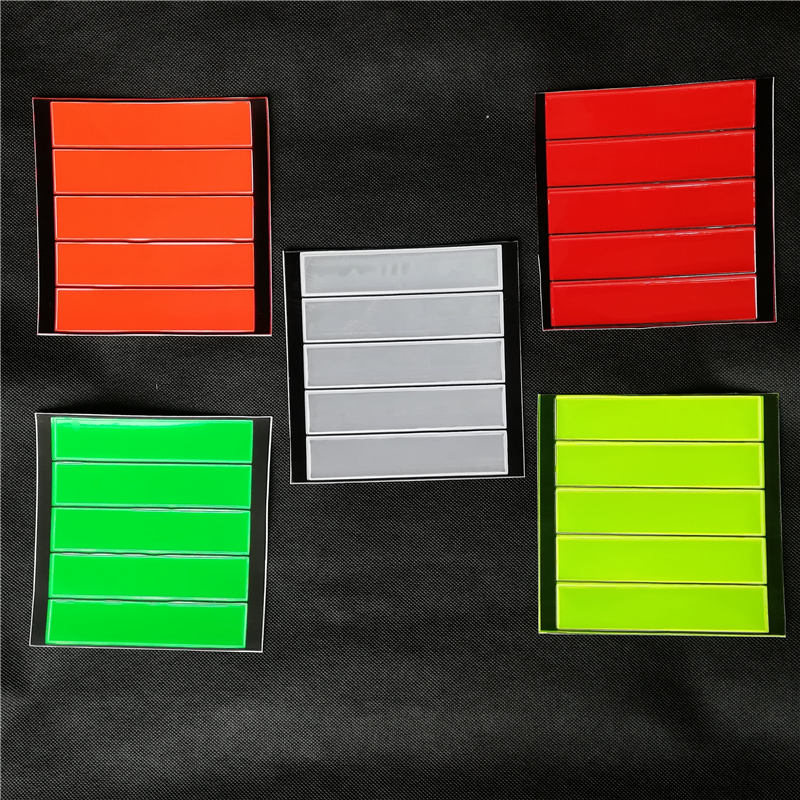 Motorcycle Bicycle Sticker Reflective Stickers Cycling Warning Reflector Film Cycling Decal Tape Horizontal stickers